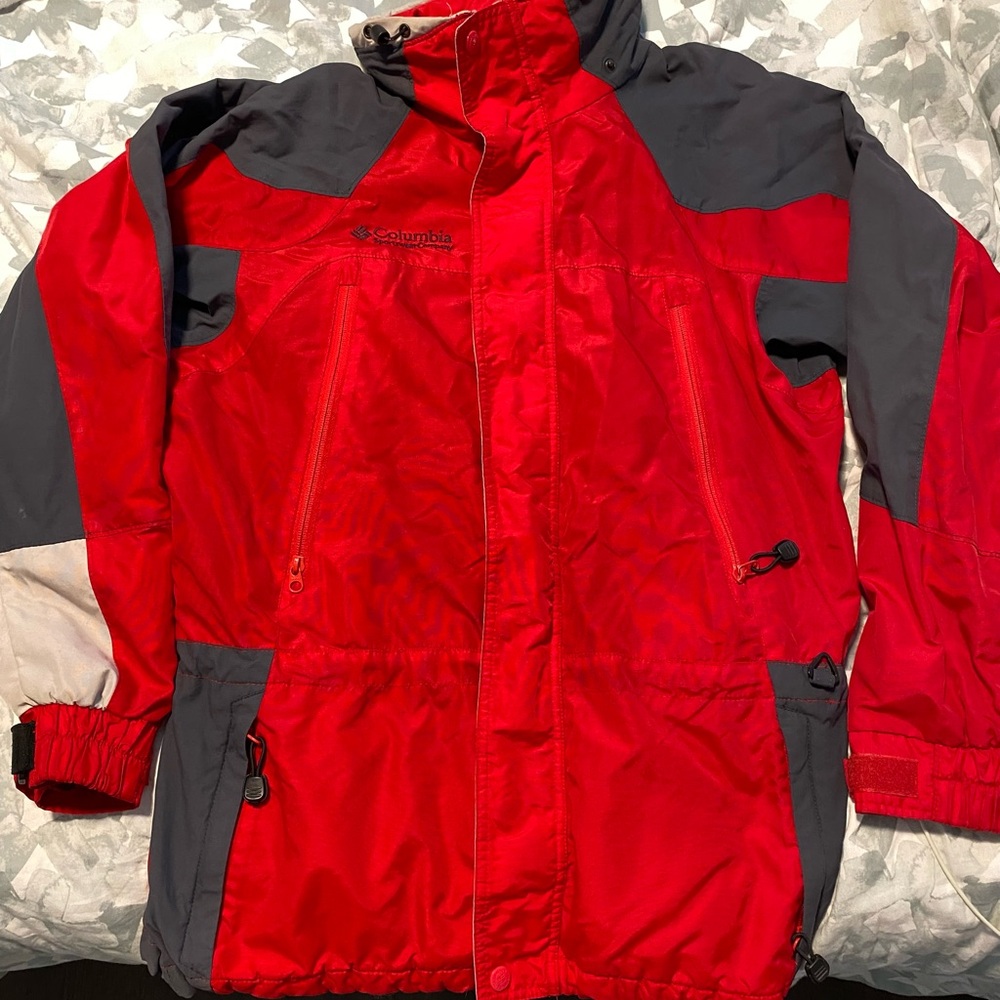 Columbia Red and Black Jacket